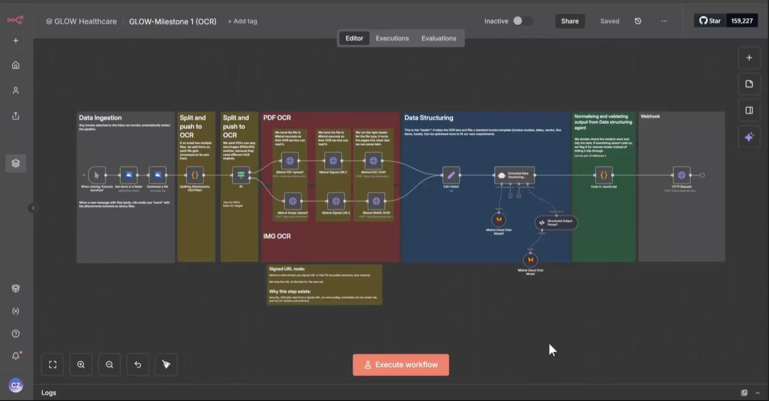 Invoice OCR Workflow